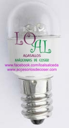 bombilla led maquina de coser  rosca