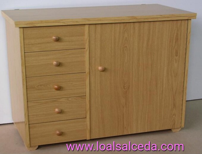 Mueble maquina de coser con cajones